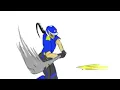 softball hit swing animation gif