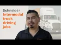Schneider Intermodal truck driving jobs