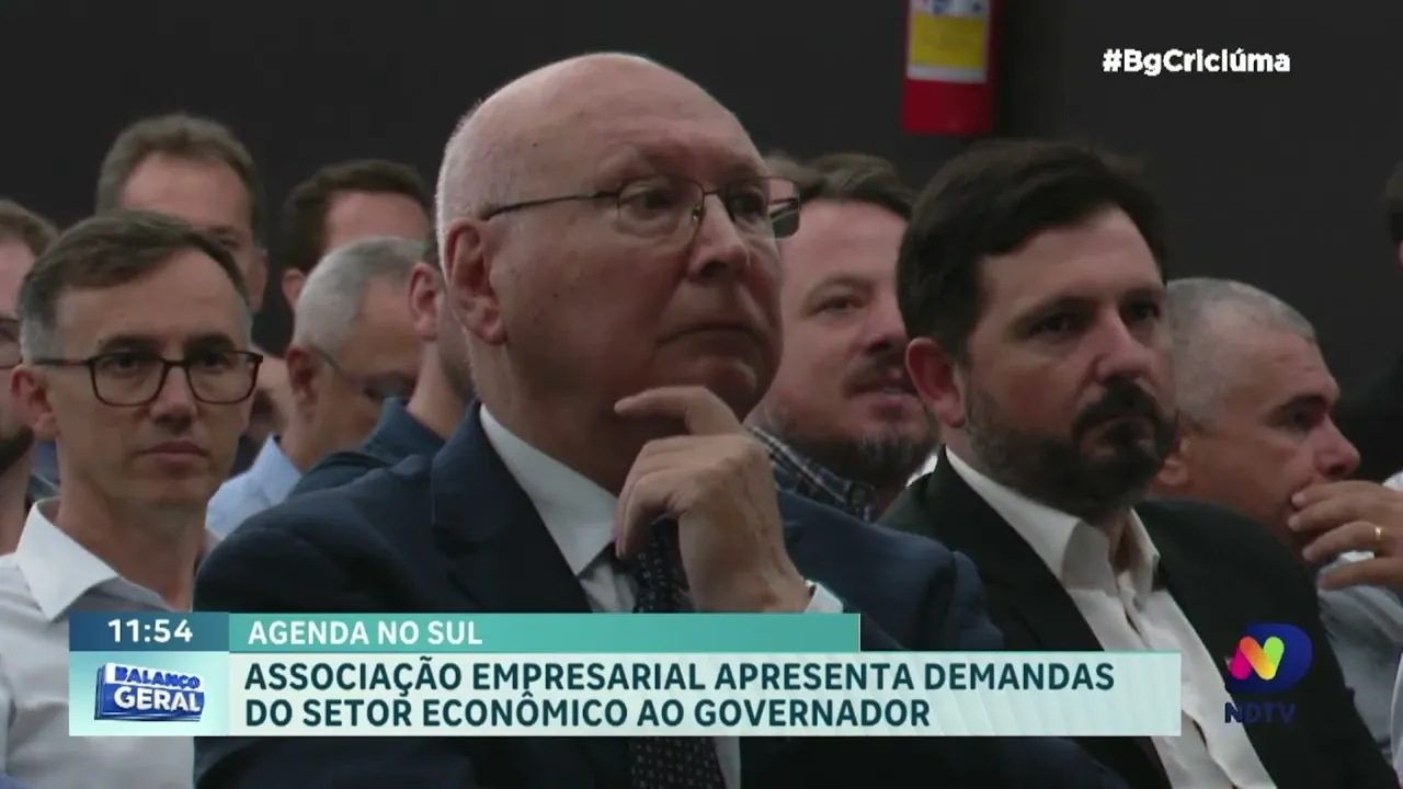 Demandas empresariais: Governador Jorginho Mello em Criciúma