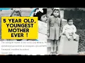 5 year old youngest mother ever LINA MEDINA