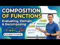 Composition of Functions Evaluating Domain Decomposing