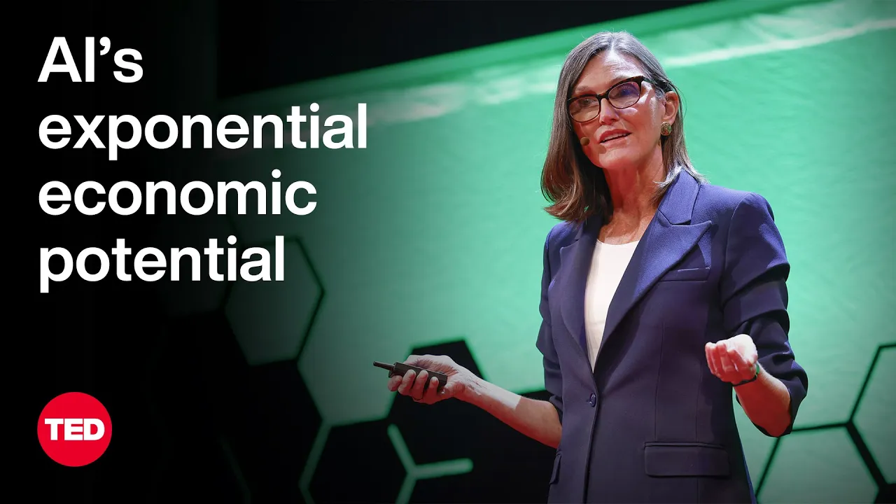 Outline Video Why AI Will Spark Exponential Economic Growth | Cathie Wood | TED