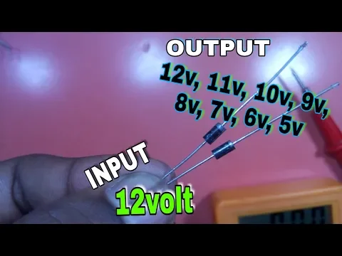 Download MP3 Simple multi voltage power supply | circuit using only diode | regulate 12v to different voltage