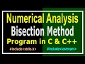 Lecture-06-Bisection Method using C C