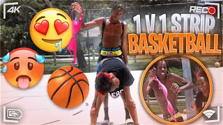 1 v 1 strip basketball w best friend gone right