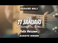 Download Lagu 11 Januari - Gigi | Instrumental+Lyrics | Felix Version | Ruang Acoustic Karaoke | Male