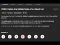 Delete the Middle Node of a Linked List LeetCode 2095 Python