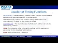 49 - JavaScript Timing Functions setInterval clearInterval