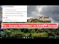 Fix Access forbidden in XAMPP Server