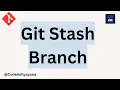 git stash branch
