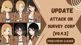update preview game attack on survey corps v0 9 3 android gameplay dub indonesia english