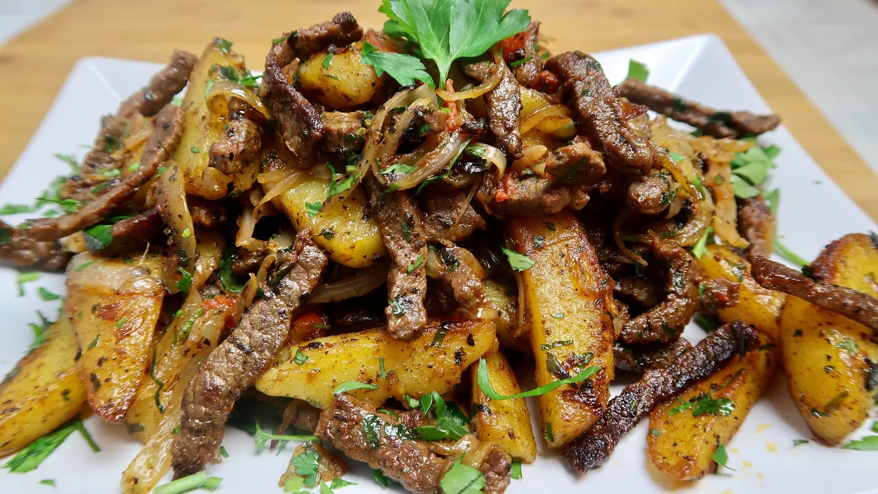 Gemüse Fleischpfanne / Murats 5 Minuten mit Ela und Samira / Sallys Welt