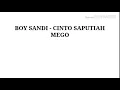 Boy sandi - CINTO SAPUTIAH MEGO| CHORD GITAR