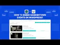 How to embed Bandsintown events on WordPress