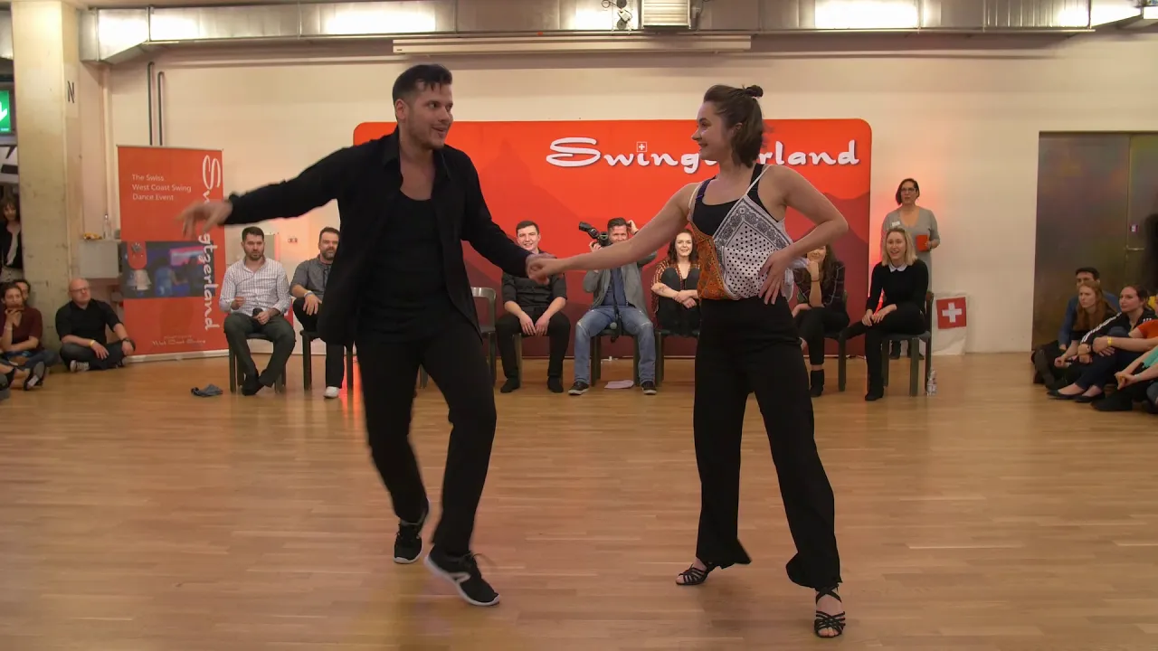 Improv West Coast Swing Maxence Martin & Maria Elizarova - Swingtzerland 2020 Pro JnJ