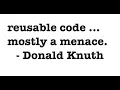 Is Code Reuse Bad