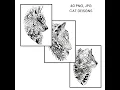 Zendoodle Silhouette Bundle 40 Printable Zentangle Templates