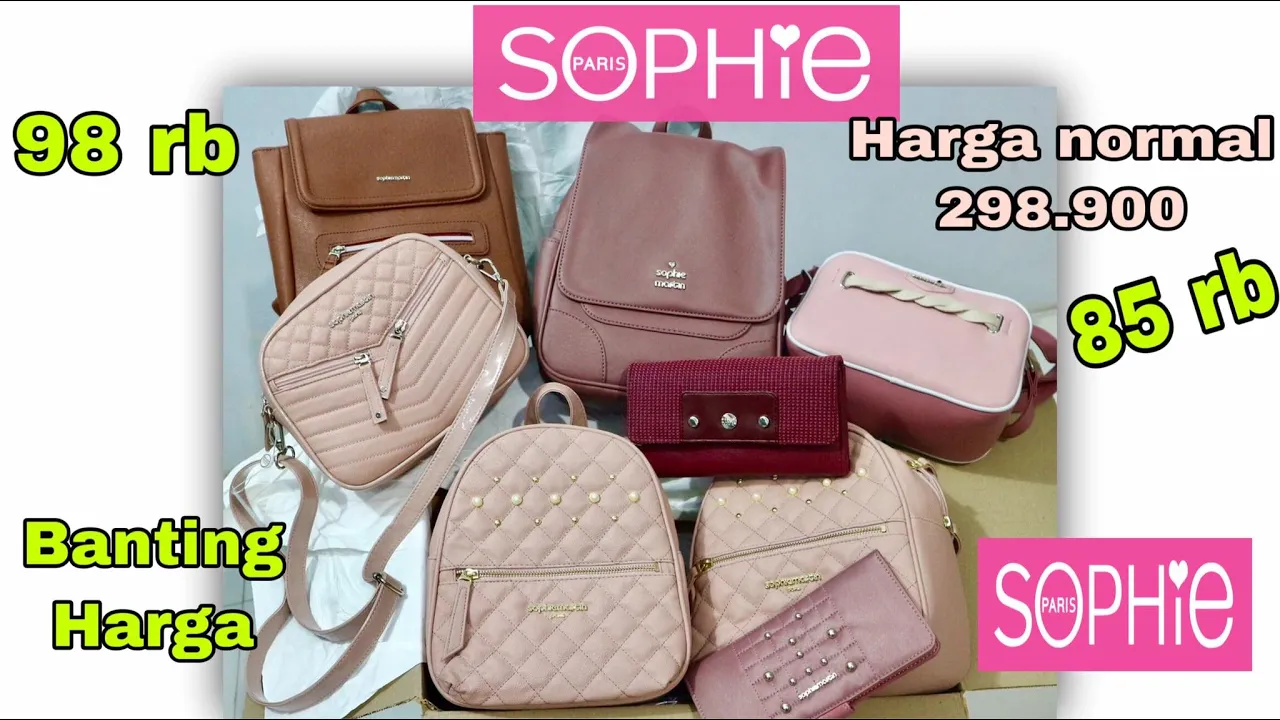 SOPHIE PARIS ATAU SOPHIE MARTIN ??? HAUL TAS MODEL TERBARU