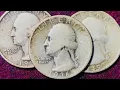 1934 1935 1936 Silver Quarters
