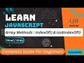 JavaScript Array indexOf lastIndexOf Tutorial in Hindi Urdu