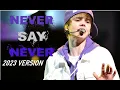Download Lagu JUSTIN BIEBER | NEVER SAY NEVER ft.JADEN SMITH | 2023 VERSION( FANMADE )