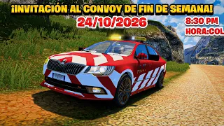 ¡Invitación AL CONVOY DEL FIN DE SEMANA! | Euro Truck Simulator 2