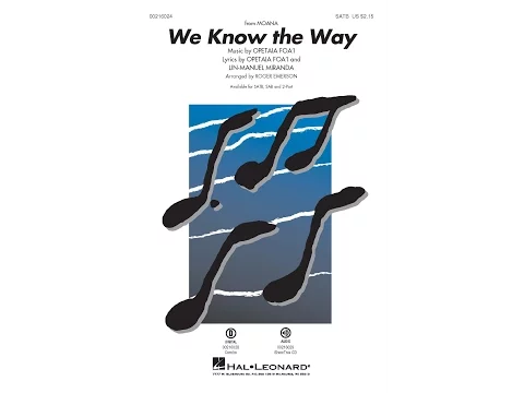 Download MP3 We Know the Way (SATB Choir) - Arranged by Roger Emerson