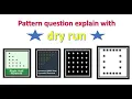 pattern question in c c programming Easy explanation