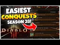 Diablo 3 EASIEST CONQUESTS to Complete in Season 28