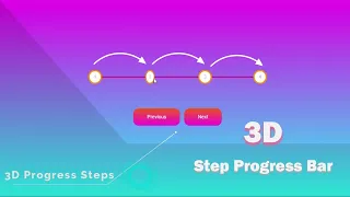 Multi Step Progress Bar in HTML CSS JavaScript Step Progress Bar using Html CSS JavaScript