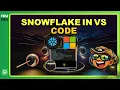 Snowflake Demo Snowflake Visual Studio VSCode Extension www demohub dev