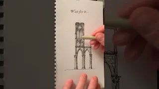 Gothic Cathedral drawing