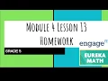 Engage NY Eureka Math Grade 5 Module 4 Lesson 13 Homework