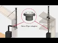 AllFuel HST Stove Pipe Adapter for 6 and 8 Inch Class A Chimney Pipe