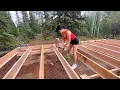 Talented Woman Builds a Durable House on Dry Land Deep in the Forest | 186-Day Journey