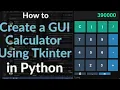 Python Tkinter Calculator GUI Build a Modern Dark Mode App Step by Step
