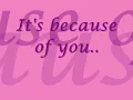 because of you lyrics by kyla lyrics