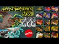 All Jurassic World Survival 2026 Scan Codes