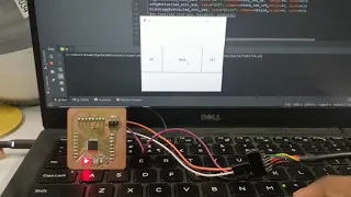 Python GUI and serial communication - LED testing