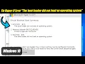 Fix Hyper-V Error The boot loader did not load on operating system - New Virtual Machine