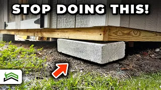 Don't Set Your Shed on Blocks Until You See This