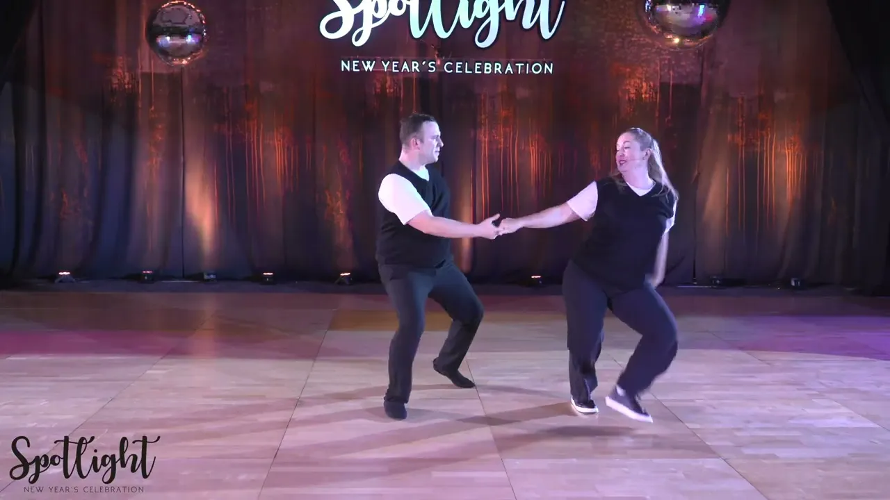 Spotlight New Year's Celebration 2025/2026 Invitational Routine Kyle FitzGerald & Colleen Uspensky