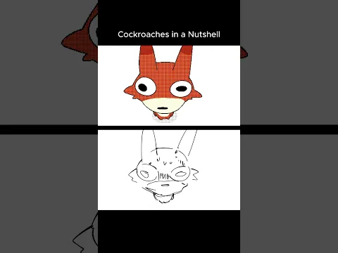 Storyboard vs Animation - Cockroaches in a Nutshell #animation #artist #flipnote