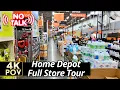 The Home Depot Home Improvement Warehouse Full Tour Ambient 4K POV No Talking Tuesday Morning