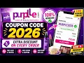 Purple Coupon Code 2026 80 OFF Live Working Coupon Code