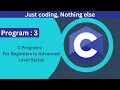C Program 3 Calculate area of Rectangle Triangle and Circle Explained