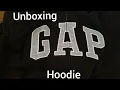 UNBOXING GAP Mens black fleece zipper hoodie full review