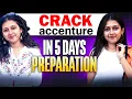 Accenture - How to Crack in 5days Preparation Accenture Complete Process