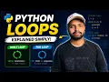 Python Loops Complete Tutorial in Hindi For While Range Zip Enumerate Break Continue