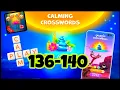CALMING CROSSWORD level 136 137 138 139 140